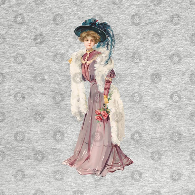 Edwardian society lady - Purple by chmdance